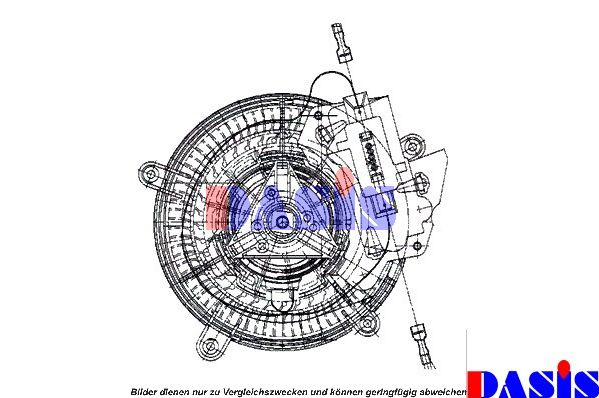 AKS DASIS Вентилятор салона 741280N